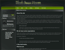 Tablet Screenshot of blackswanhaven.org